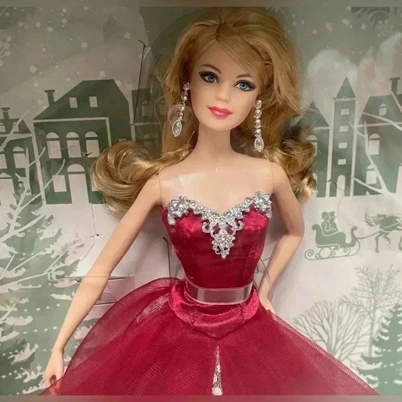 Collectible 2015 Holiday Barbie - Picture 3 of 7